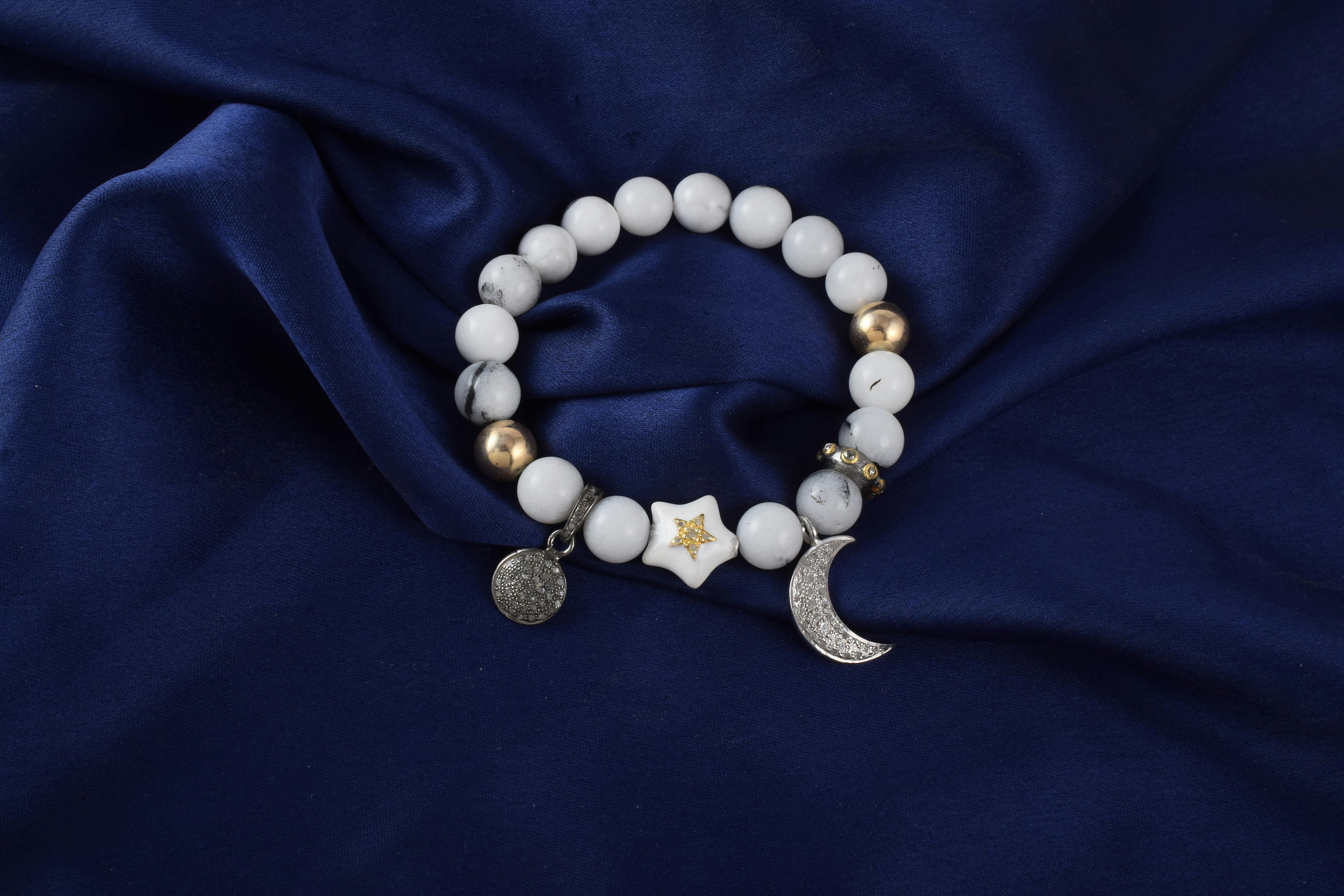 bracelet en pierre de lune