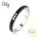 bague en argent pierre noir - Vignette | Cristaux Eternels